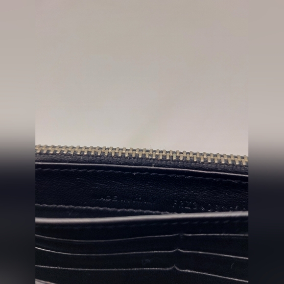 Yves Saint Laurent Leopard Print Calfskin Bifold Wallet Clutch YSL - Picture 5 of 11